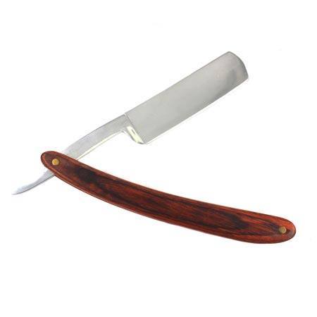 Frank Shaving Straight Razor Barberkniv (Træ Håndtag, 5 8")