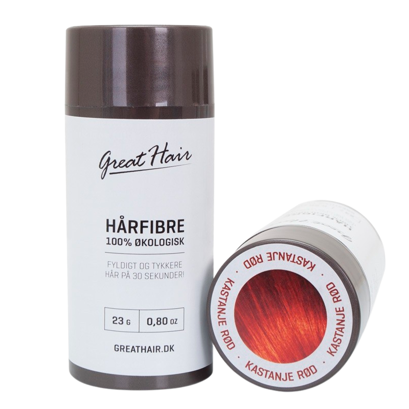 Great Hair Hårfibre 23g (Kastanje rød)