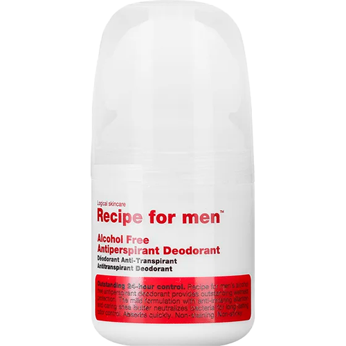 Recipe for men Alcohol Free Antiperspirant Deo Roll-On (60 ml)