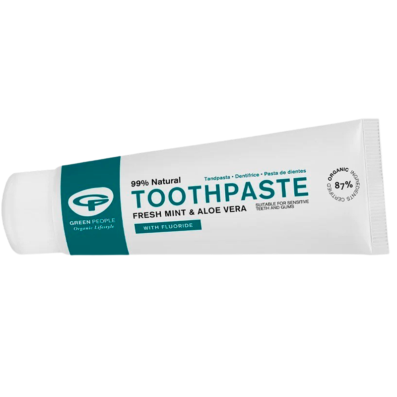 Green People Fresh Mint & Aloe Vera Toothpaste With Fluoride (75 ml)