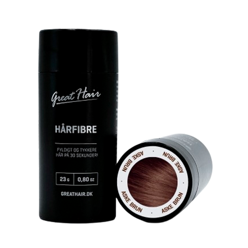 Great Hair Hårfibre - Aske Brun (23 g.)