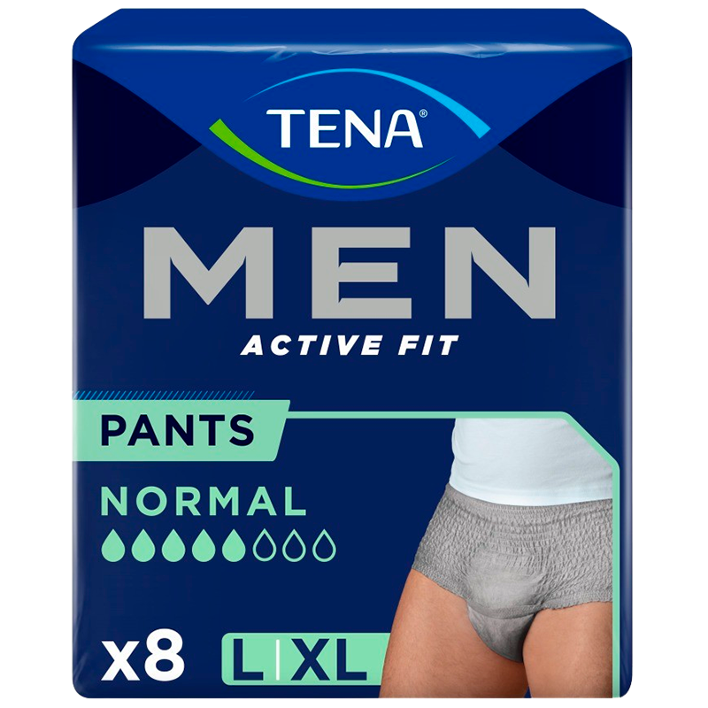 Tena Men Active Fit Grey L/XL Pants (8 stk)