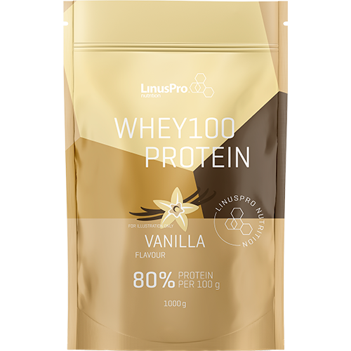 LinusPro Nutrition PURE WHEY100 - Vanilje (1 kg)