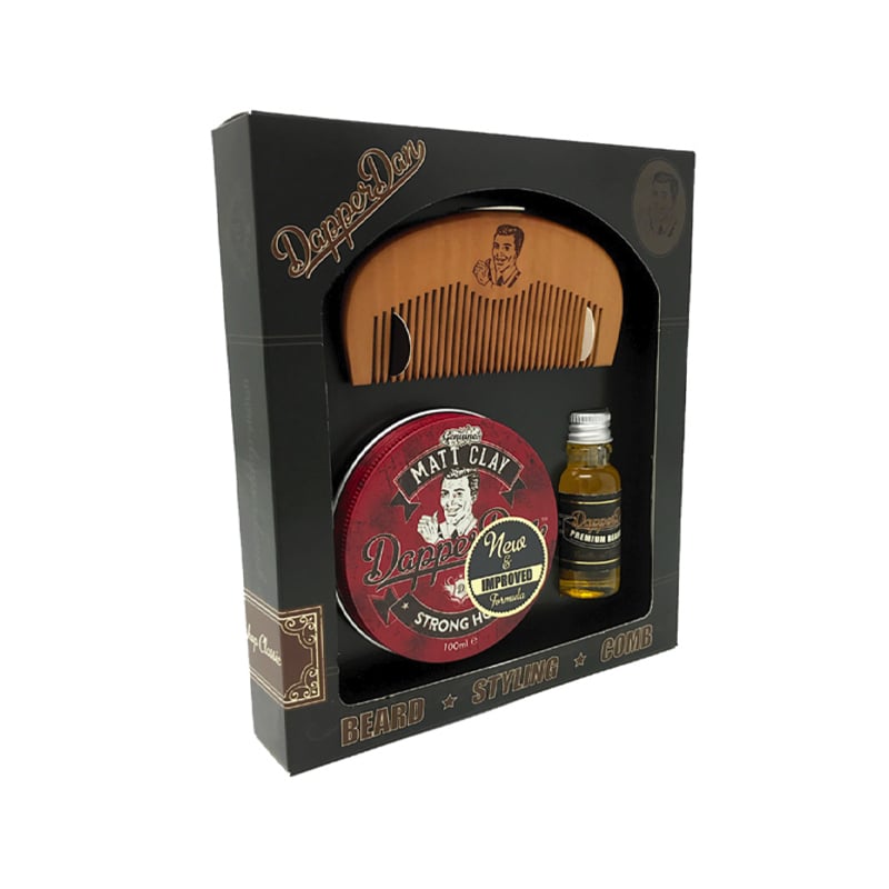 Dapper Dan Hair & Beard Ultra Matte Clay Gaveeske