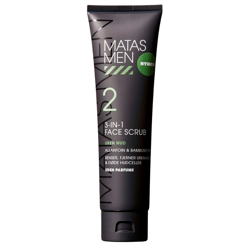 Matas Men 3-in-1 Wash Scrub Mask Uren Hud (150 ml)