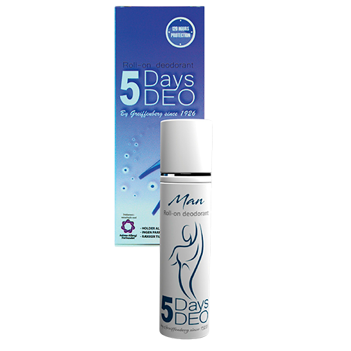5 Days Deo Roll-On Deodorant For Men 30 ml.