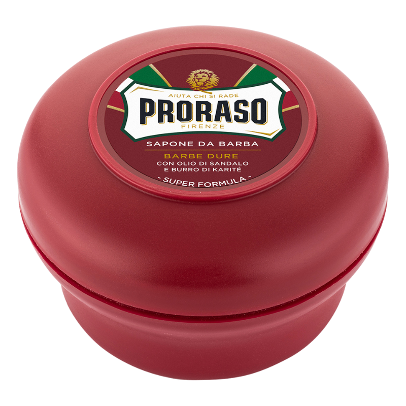 Proraso Barbersæbe i skål - Sandeltræ og Shea Butter (150 ml)