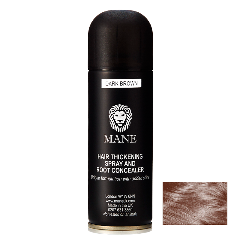 Mane Hair Thickening Spray - Mörkbrun (200 ml)