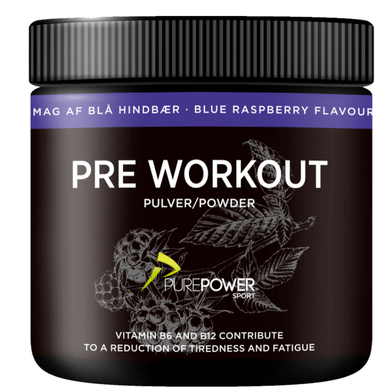 PurePower PWO pulver Blue Raspberry (300 g)