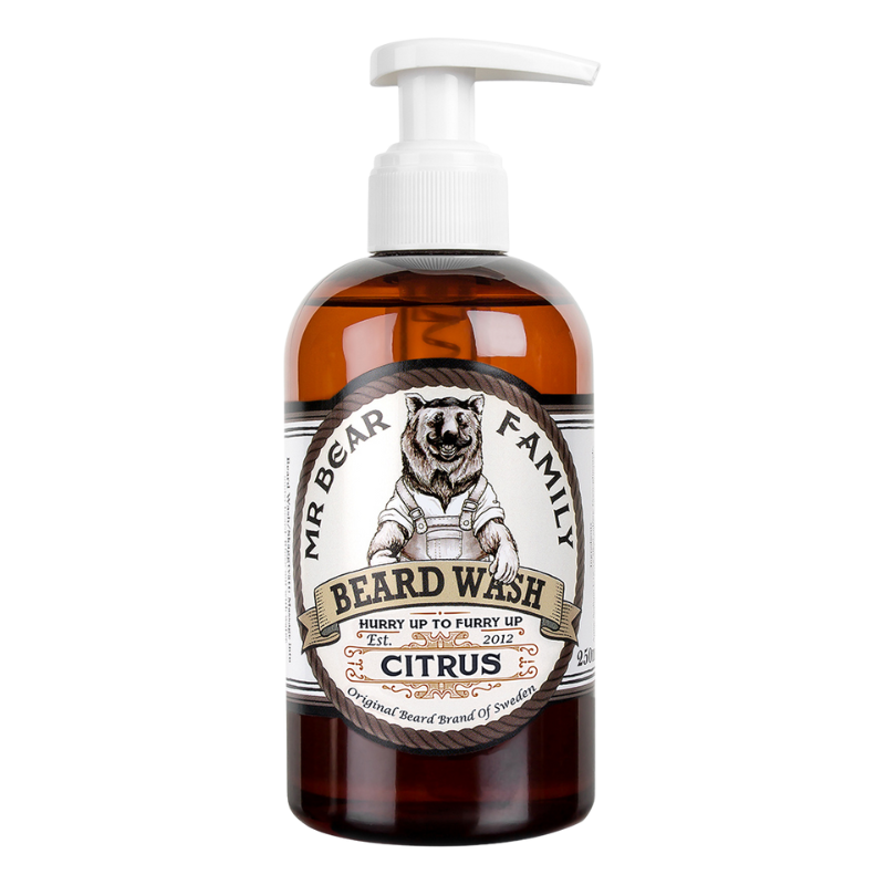 Mr. Bear Family Skjegg Såpe Sitrus (250 ml)