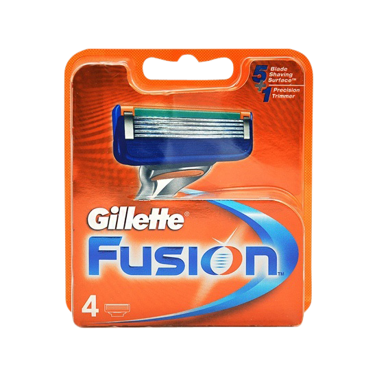 Gillette Fusion Barberblade (4-pak)