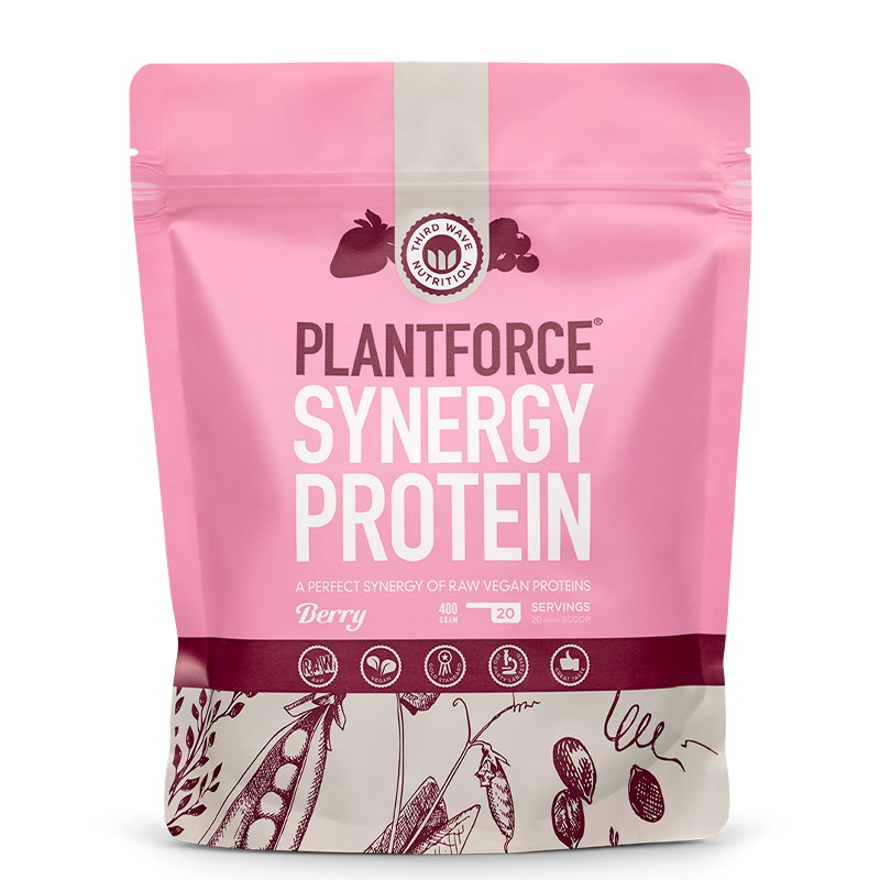 Plantforce Synergy Protein Bær (400 g)