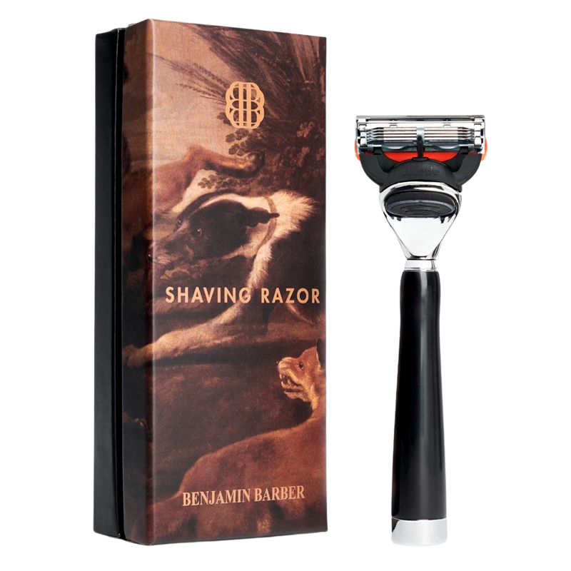 Benjamin Barber Classic Shaving Razor Fusion Ebony (1 stk)