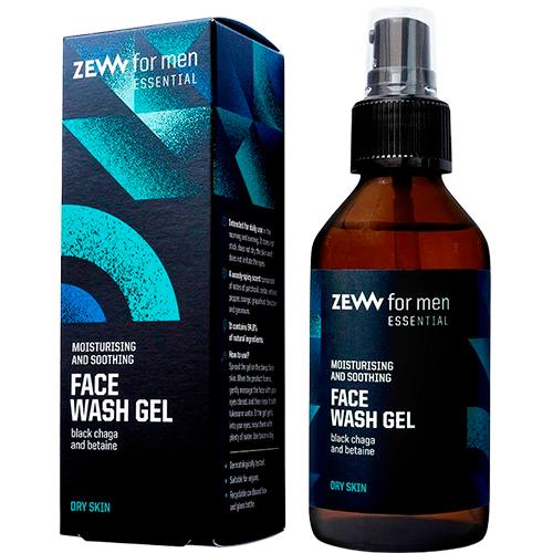 Zew for Men Moisturising & Soothing Face Wash Gel For Dry Skin (100 ml)