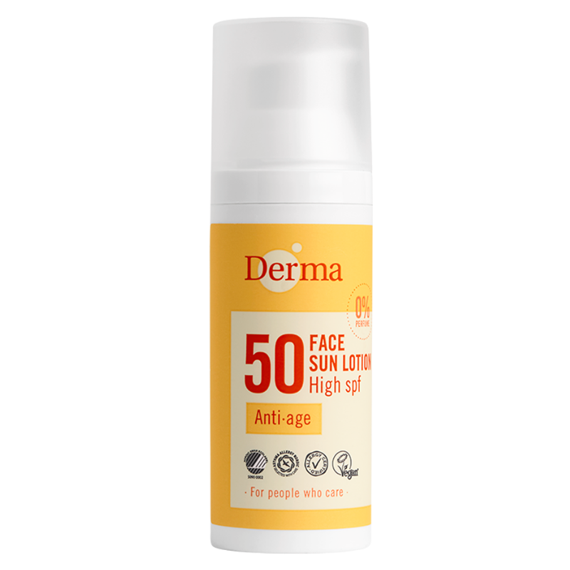 Derma Sun Ansigtssolcreme SPF50 (50 ml)