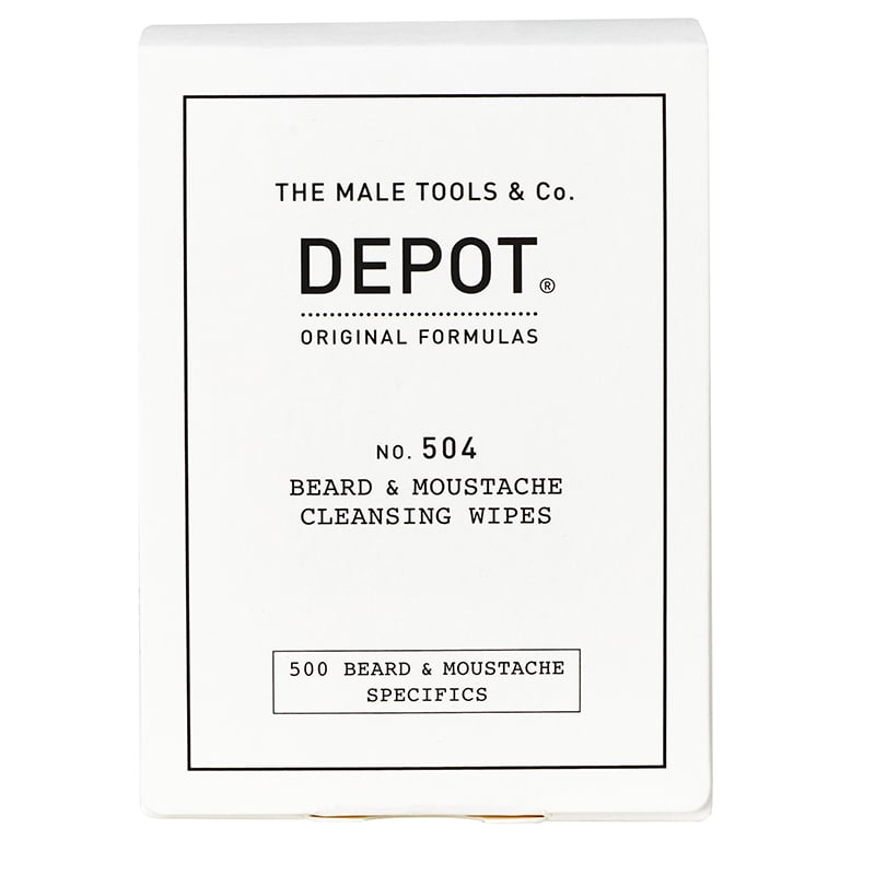 Depot No. 504 Beard Cleansing Wipes (12 stk)