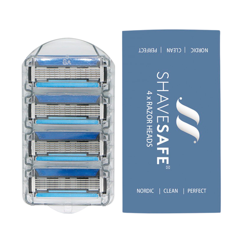 Shavesafe Razor Head (4 stk)