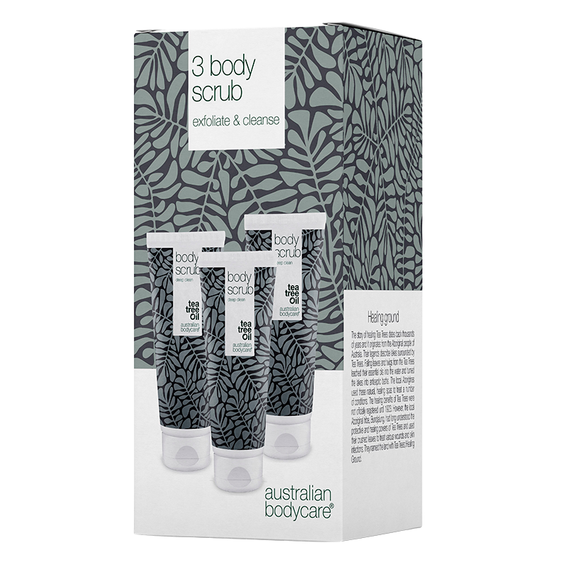 Australian Bodycare 3x Body Scrub - Exfoliate & Cleanse (1 sæt)