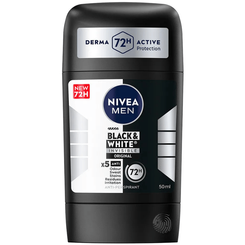 Nivea Men Black & White Invisible Stick Male (50 ml)