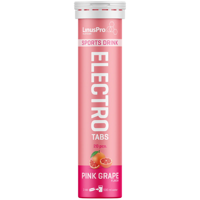LinusPro Elektrolyt Tabs Pink Grape (20 tabl)