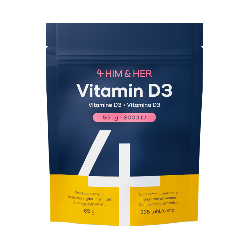 4 Him & Her Vitamin D3 50µg (365 tabl)