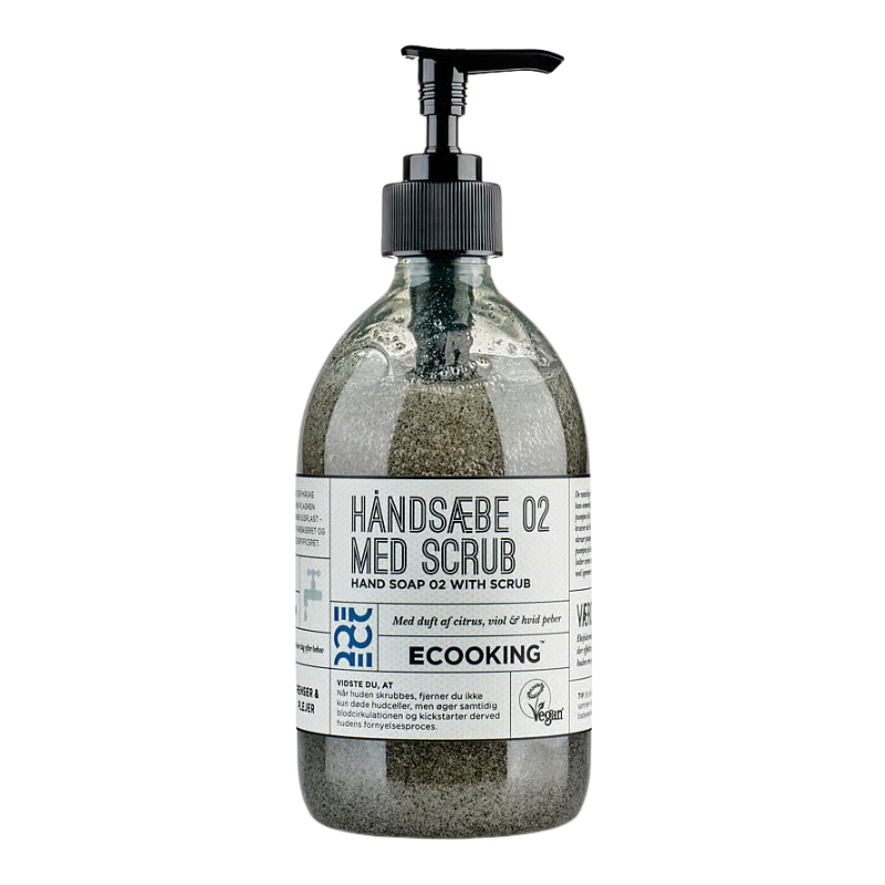 Ecooking Håndsæbe 02 med Scrub 500 ml.