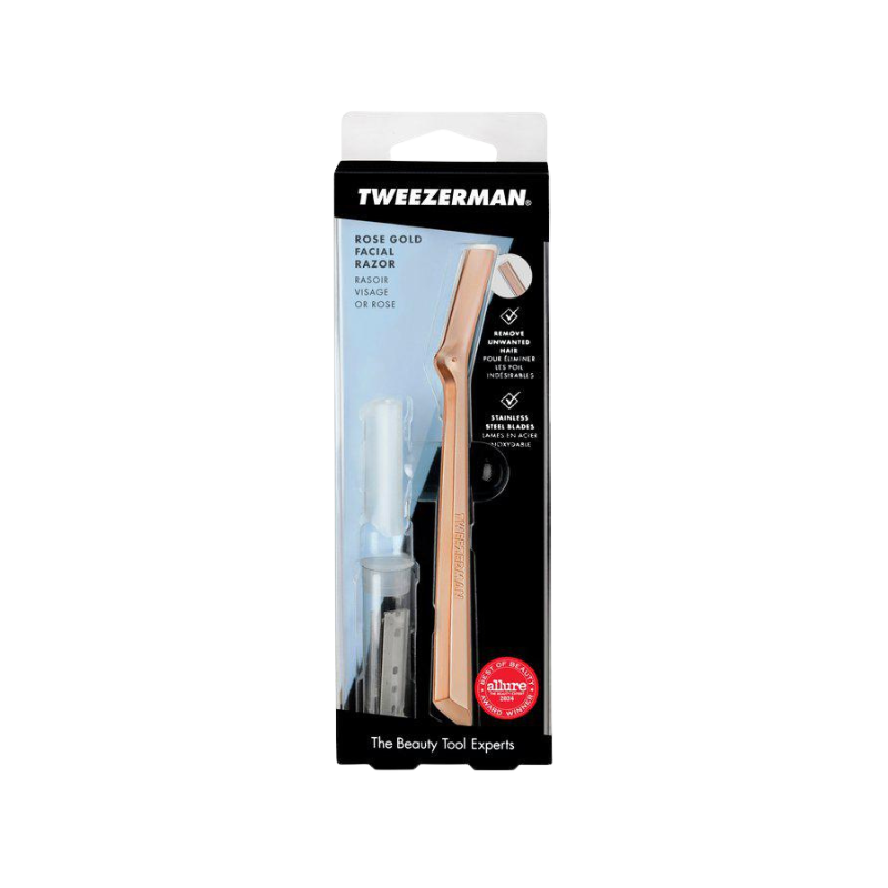 Tweezerman Retail Facial Razor Rose Gold (1 stk)