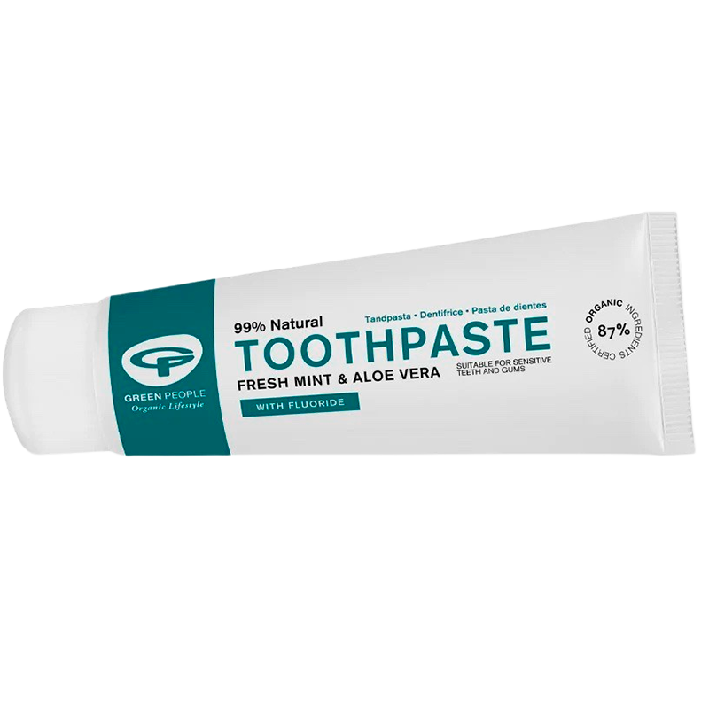 Green People Fresh Mint & Aloe Vera Toothpaste With Fluoride (75 ml)
