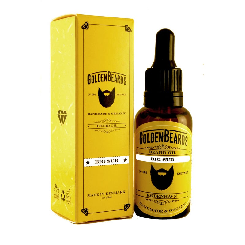 Golden Beards Golden Beards Økologiske Skægolie - Big Sur (30 ml)