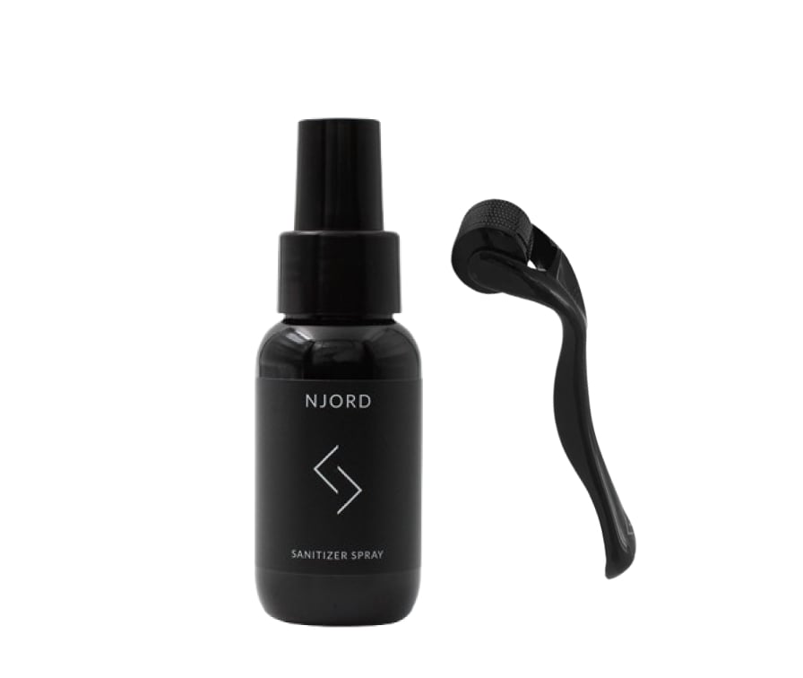 Njord Sanitizer Spray & Beard Roller