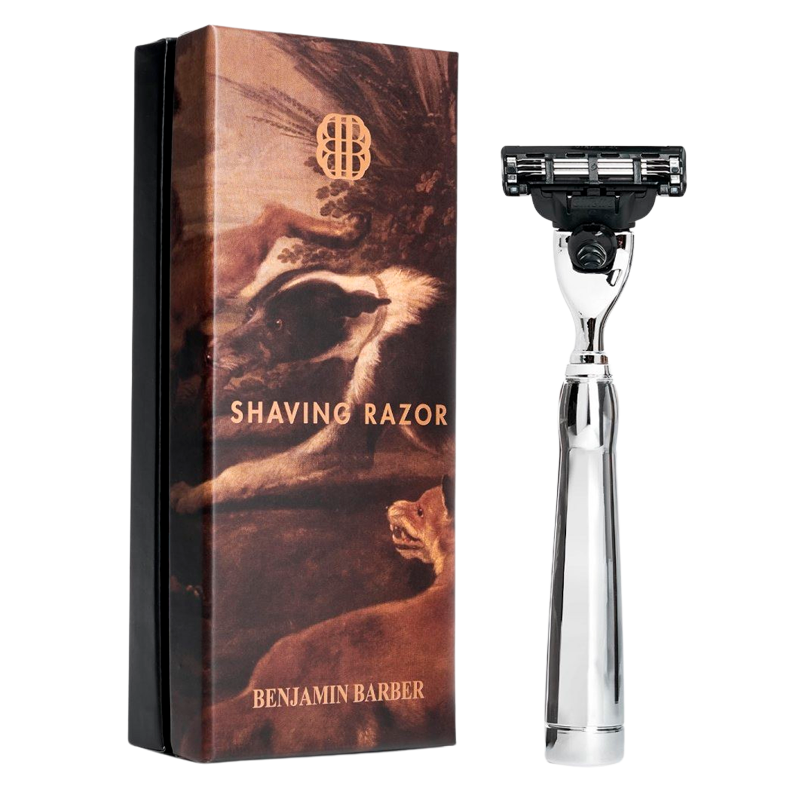 Benjamin Barber Classic Shaving Razor Mach3 Chrome (1 stk)