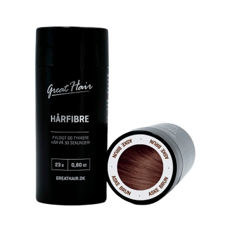 Great Hair Hårfibre - Aske Brun (23 g.)