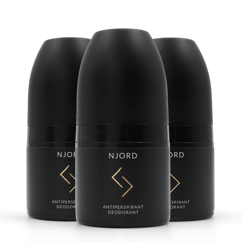 Njord Antiperspirant Roll-On Deodorant (3 stk)