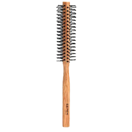 Se7en Styles White Wooden Round Brush 12 mm (1 stk)