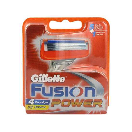 Gillette Fusion5 Power Barberblade (4 stk.)