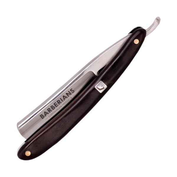 Barberians Cph Straight Razor Rakkniv (Svart Handtag)