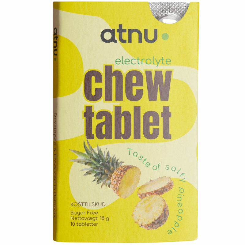 ATNU Electrolyte Chew Tablet Salty Pineapple (10 tabl)