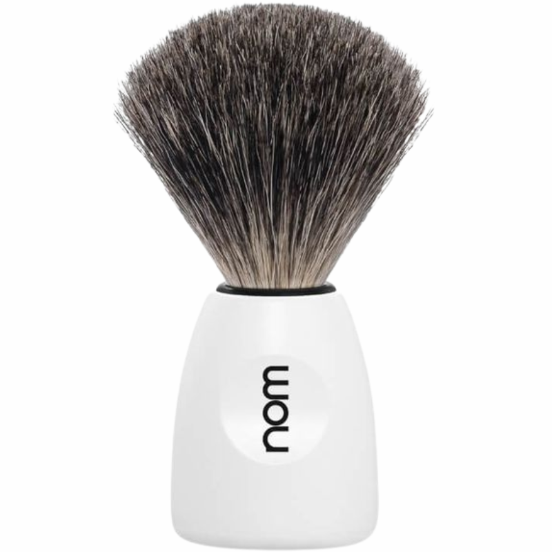Nom Shaving Lasse Barberkost Pure Badger White (1 stk)
