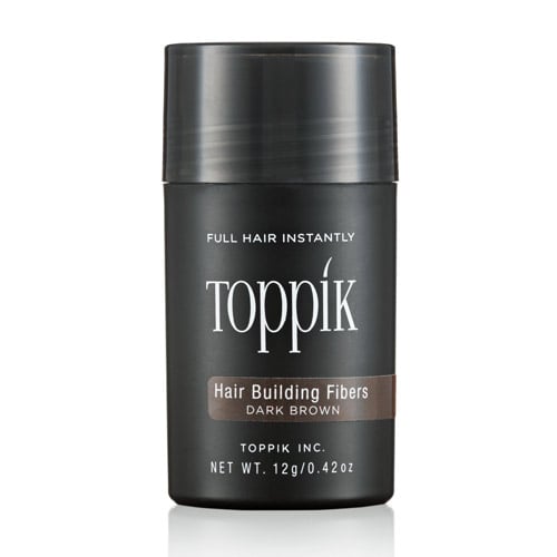 Toppik Mørkebrun - Mikrofibre der bekæmper hårtab (12g)