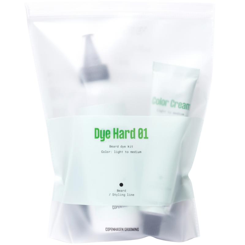 Copenhagen Grooming Dye Hard 01 Skægfarve (1 sæt)