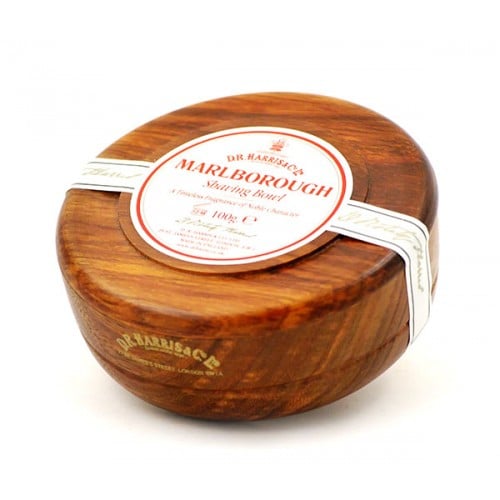 D.R. Harris Marlborough Barbersåpe i Mahogni-skål (100 g)