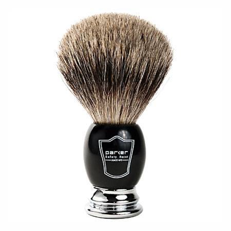 Parker BCPB Svart Barberkost (Pure Badger)