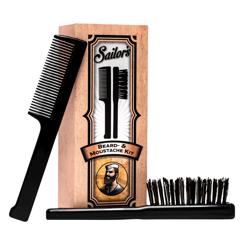 Sailor's Beard And Moustache Kit (1 stk)