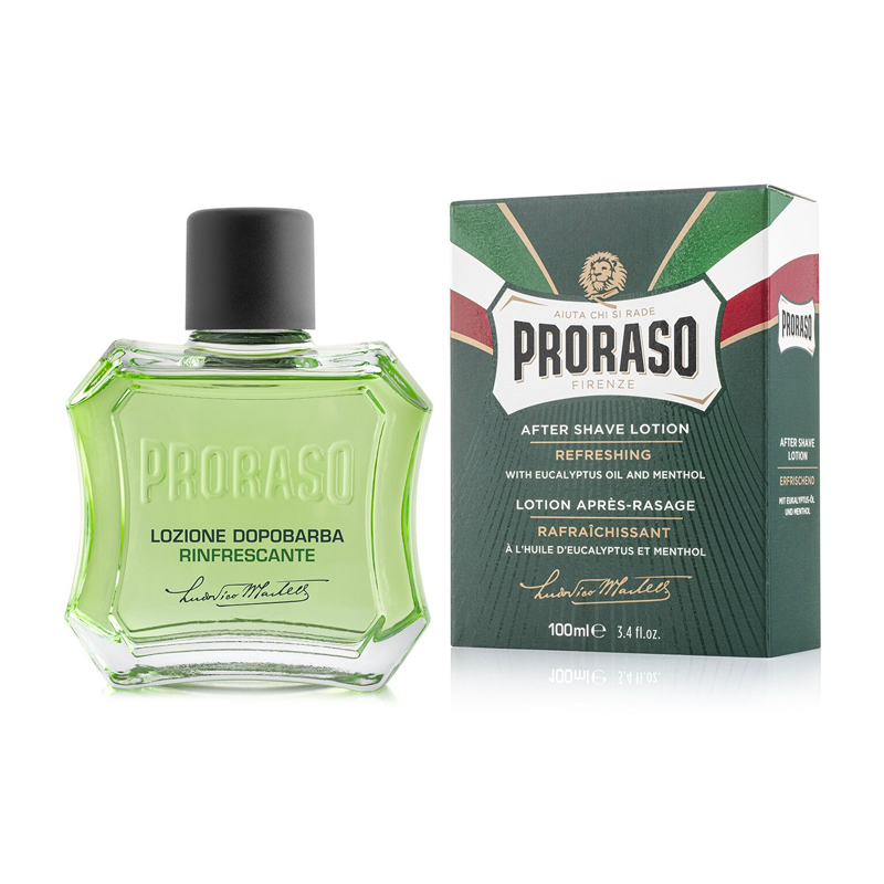 Proraso Aftershave Splash – Eucalyptus Oile & Menthol (100 ml)