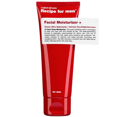 Recipe for men Facial Moisturizer+ (Torr Hud)