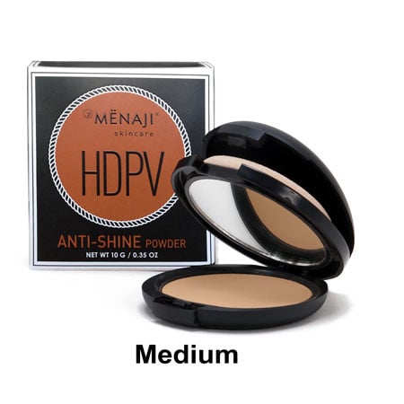 Anti-shine pudder til mænd - Menaji HDPV Anti-Shine Powder Medium