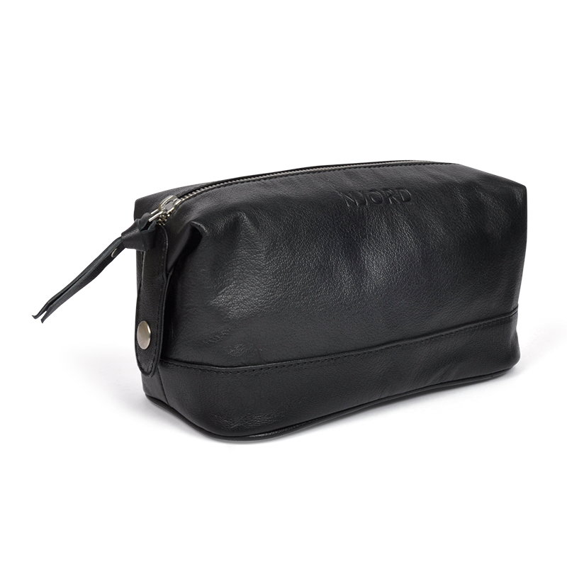 Njord Toilet Bag Goat Skin Black