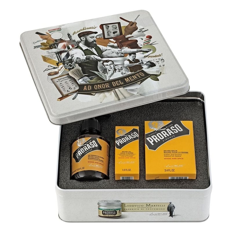 Proraso Gaveæske til skægpleje (Wood & Spice)