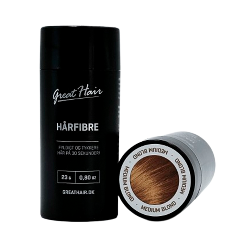 Great Hair Hårfibre - Medium Blonde (23 g.)