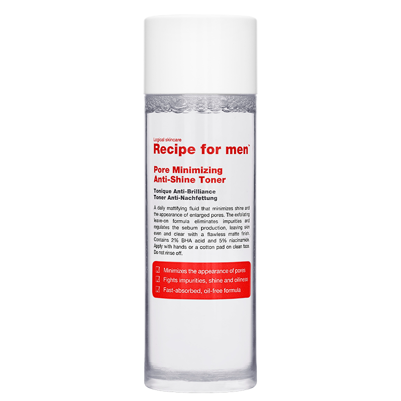 Recipe For Men Pore Minimizing Anti-Shine Toner (100 ml)